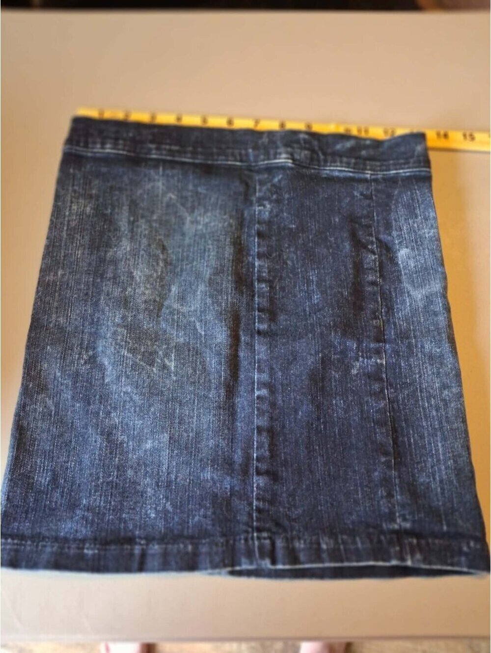 Levi's Dark Blue Denim Mini Skirt with Stretch